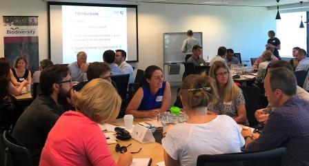 Key industry and government representatives at the recent workshop helping to develop an end user driven research program for subterranean fauna.